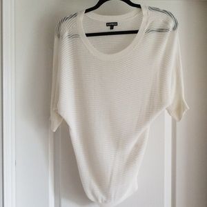 Express | Mesh Dolman Sleeve Top